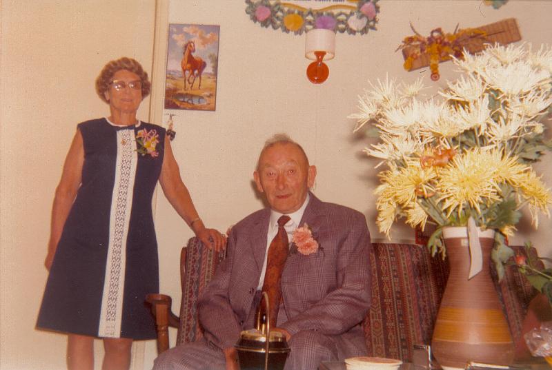 Echtpaar Van Diggelen-La Grand 50 jaar getrouwd