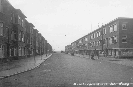 Driebergenstraat, eind jaren 30 van de 20e eeuw