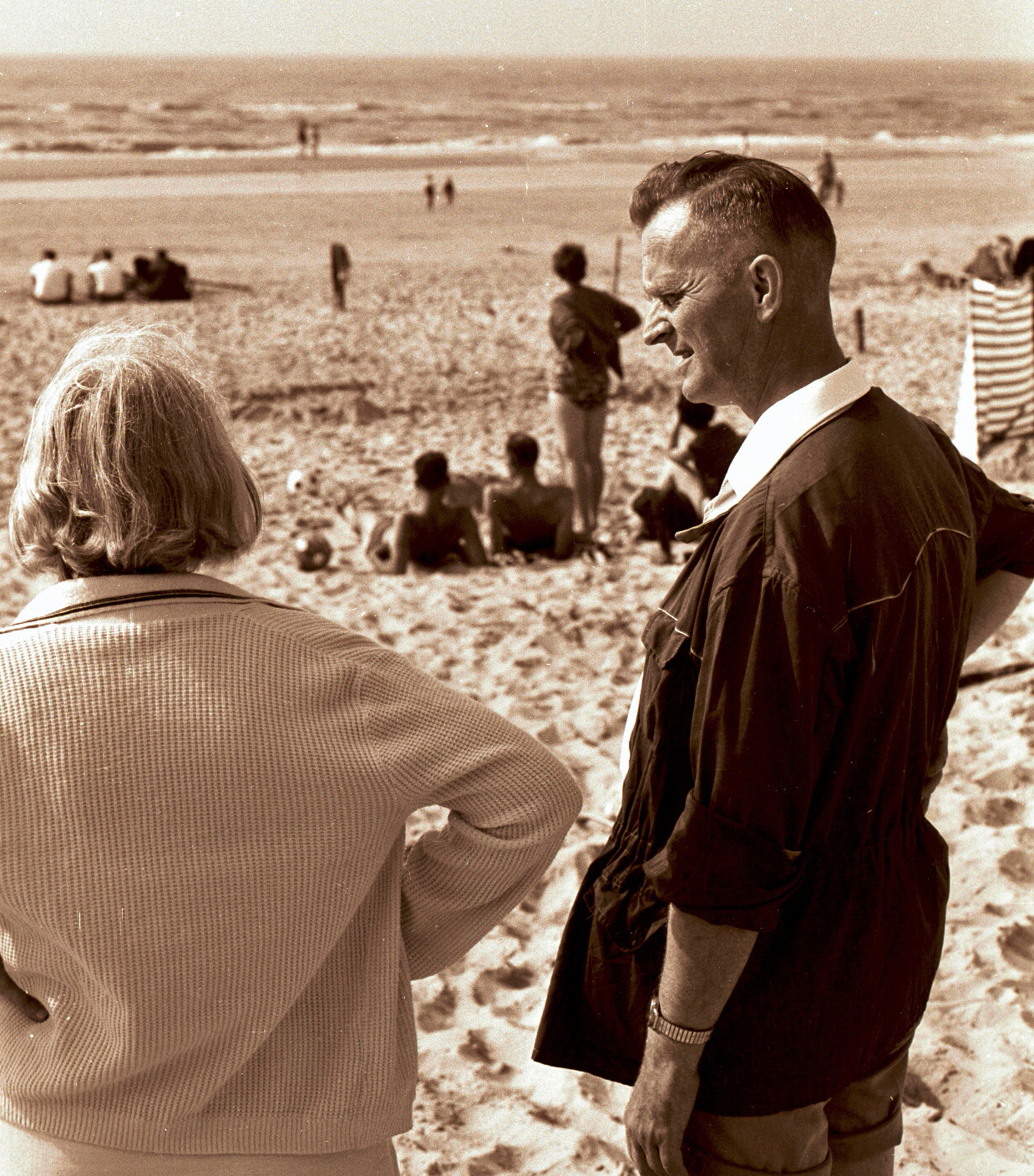 Aan het Texelse strand