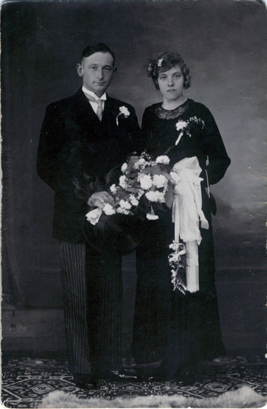 Trouwfoto Jan Verhagen en Anna Stijnman