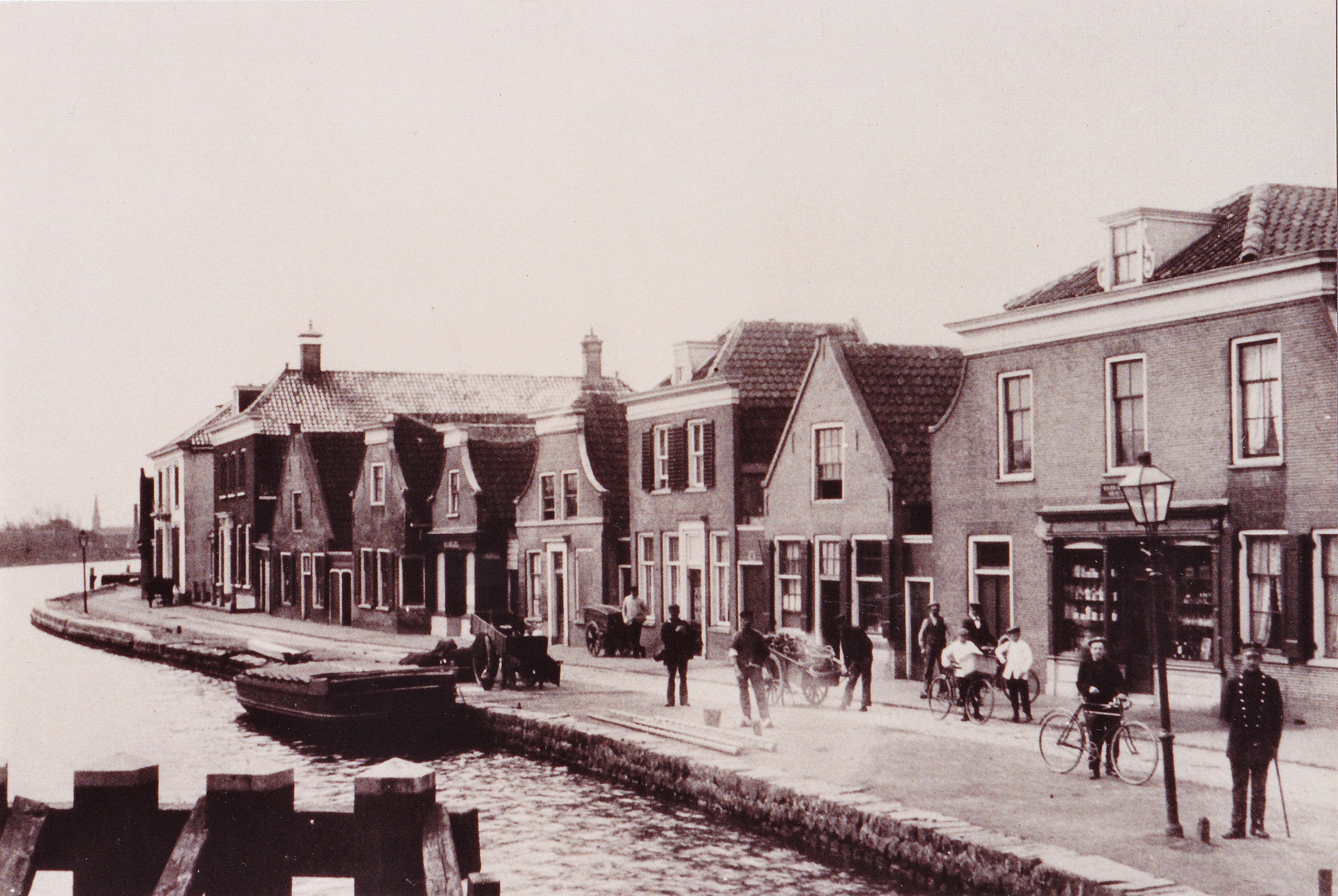 Zuidkade Waddinxveen rond 1900